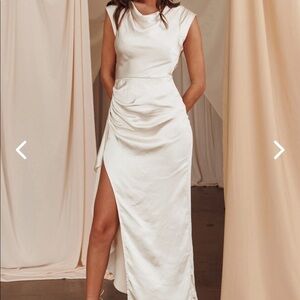 Selfie Leslie NWT Grecian Cap Sleeve Dress